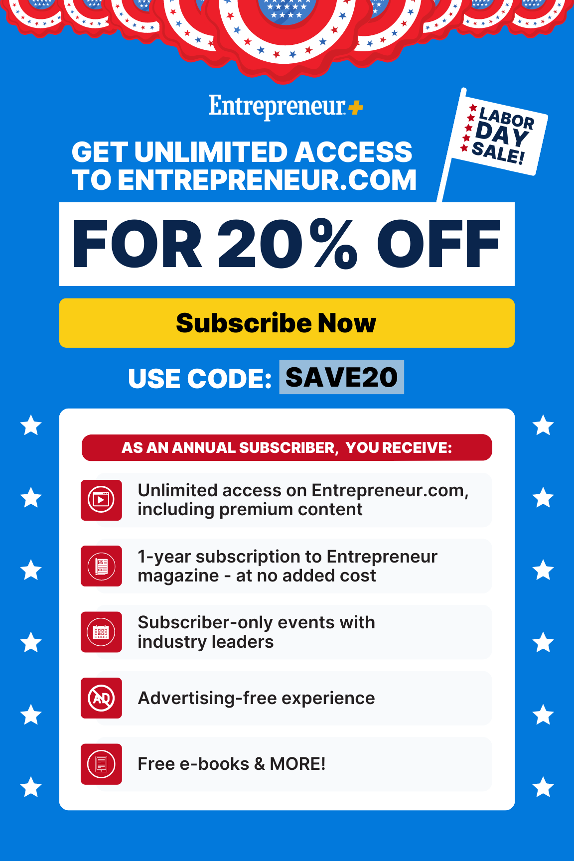 0823_ENT+_Labor Day Sale_Email #1_v2b